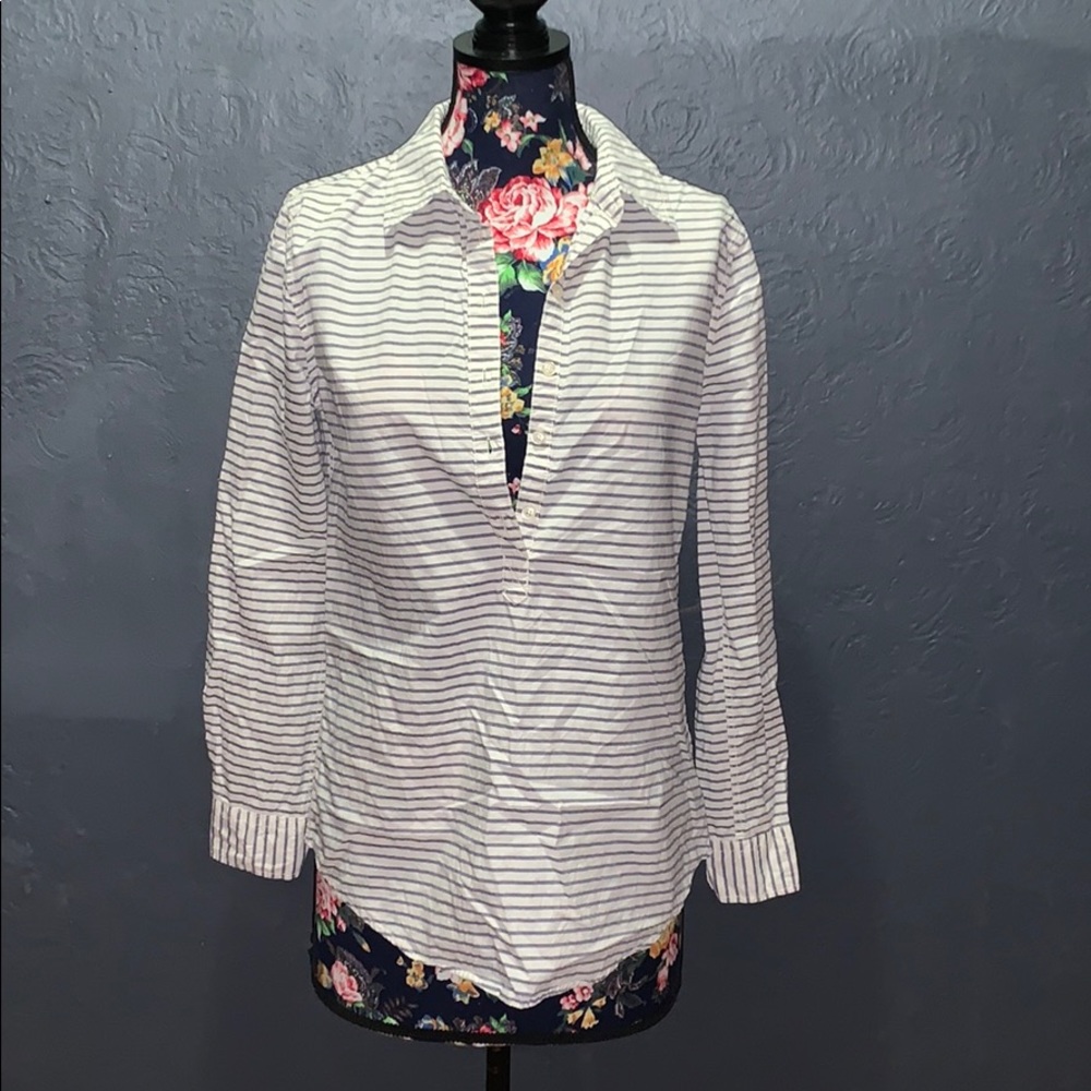 Striped Button-Down // Francesca’s // Small - image 7